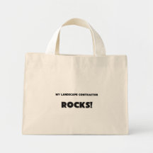 MY Landscape Contractor ROCKS! Canvas Bags