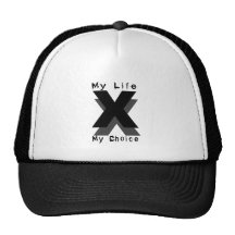 my life my choice trucker hat