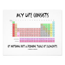 My Life Nothing But Periodic Table Of Elements Invites
