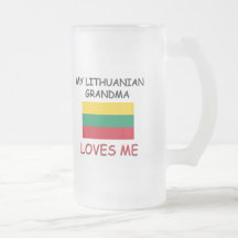 My Lithuanian Grandma Loves Me Mugs