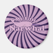 My Little Narwhal Parody Fridge Magnets