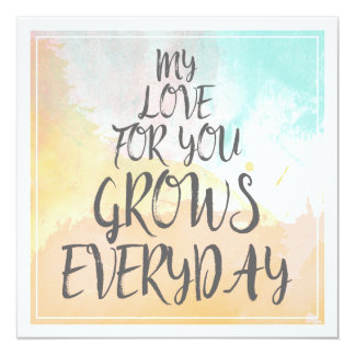Grow In Love Invitations &amp; Announcements | Zazzle.com.au