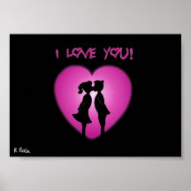 My Love,Mom Amour l´huile Poster