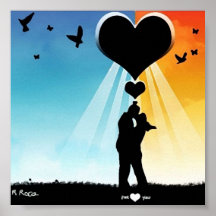 My Love, Mom Amour (Muak For You) l´huile Impresiones