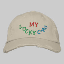 "My Lucky Cap" embroidered hats