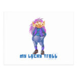 my lucky troll postcards
