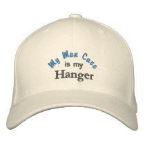 My Man Cave is my Hanger Hat embroidered hats