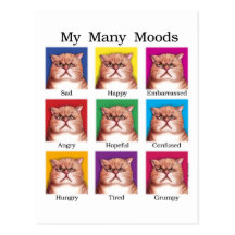 My Many Moods Postcards