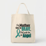 My Mother Is An Angel 1 Ovarian Cancer Canvas Bag