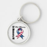 My Mummy Memorial Patriotic Ribbon Keychains