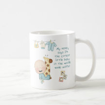 My Mummy says I'm the cutest little baby (boy) Coffee Mugs