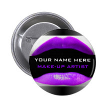 My Name Is For Make-Up Artists Buttons