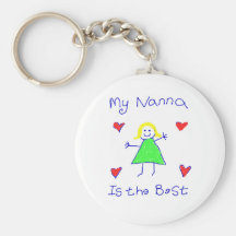 My Nanna is the Best Key Chains
