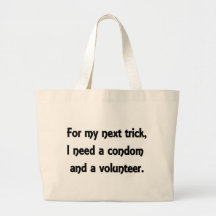 My next trick canvas bags