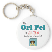 My Ori Pei is All That! keychains