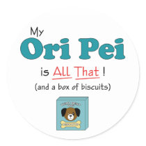 My Ori Pei is All That! stickers