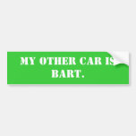 my-other-car-16 bumper sticker