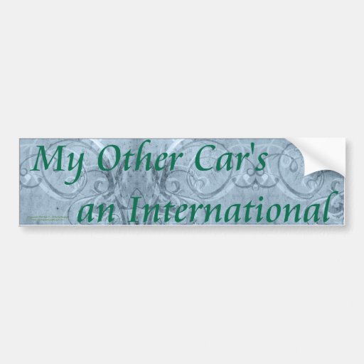 My_Other_Car_International_Bumper_Sticker Bumper Sticker