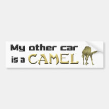 My Other Car is a Camel Bumper Stickers