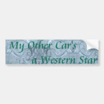 My_Other_Car_WesternStar_Bumper_Sticker Bumper Sticker
