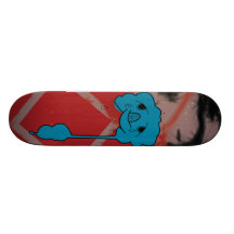My own rain cloud skateboard deck