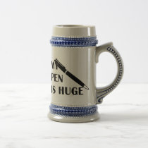 My Pen Is Huge mugs