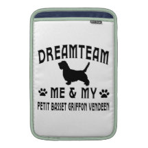My Petit Basset Griffon Vendeen Dog MacBook Sleeve