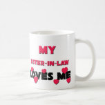 My Sister-in-Law Loves Me Coffee Mugs