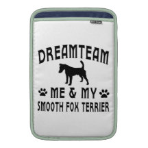 My Smooth Fox Terrier Dog MacBook Sleeve