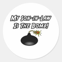 My Son-In-Law Is The Bomb Sticker