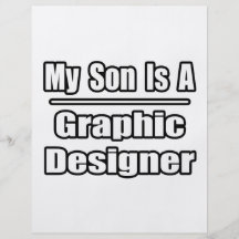 My Son Is A Graphic Designer Custom Flyer