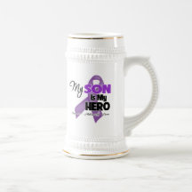 My Son is My Hero - Purple Ribbon Coffee Mug