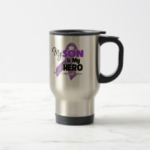 My Son is My Hero - Purple Ribbon Mug