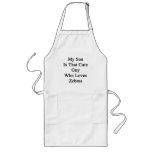 My Son Is That Cute Guy Who Loves Zebras Aprons