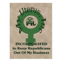 My Uterus, Inc Post Cards