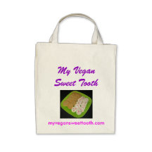 My Vegan Sweet Tooth organic grocery bag