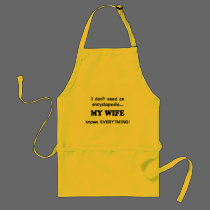 My Wife Knows Everything aprons