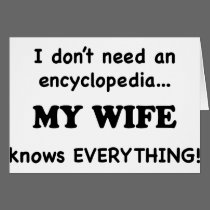 My Wife Knows Everything cards