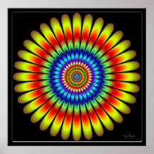 Mystic Flower Power Poster