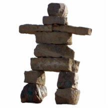 Mystic Native American Inuksuk 2 Sculpted Magnet Photo Cut Outs