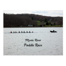 Mystic River Paddle Race Postcard