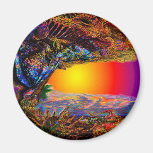 Mystic Seas Shell Beach Edit Sunshine Magnets