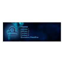 Mystic Zodiac - Libra Business Card Template