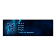 Mystic Zodiac - Pisces Business Card