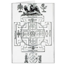 Mystical diagram of Solomon's Cards