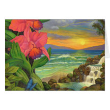 Mystical Seascape by JudeMaceren.com Card