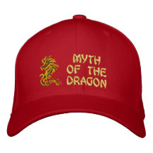 Myth of the Dragon Embroidered Baseball Caps