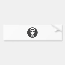Mythbusters Gas Mask Bumper Stickers