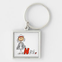 N is for Nurse Key Chain