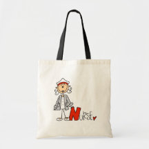 N is for Nurse Tote Bags